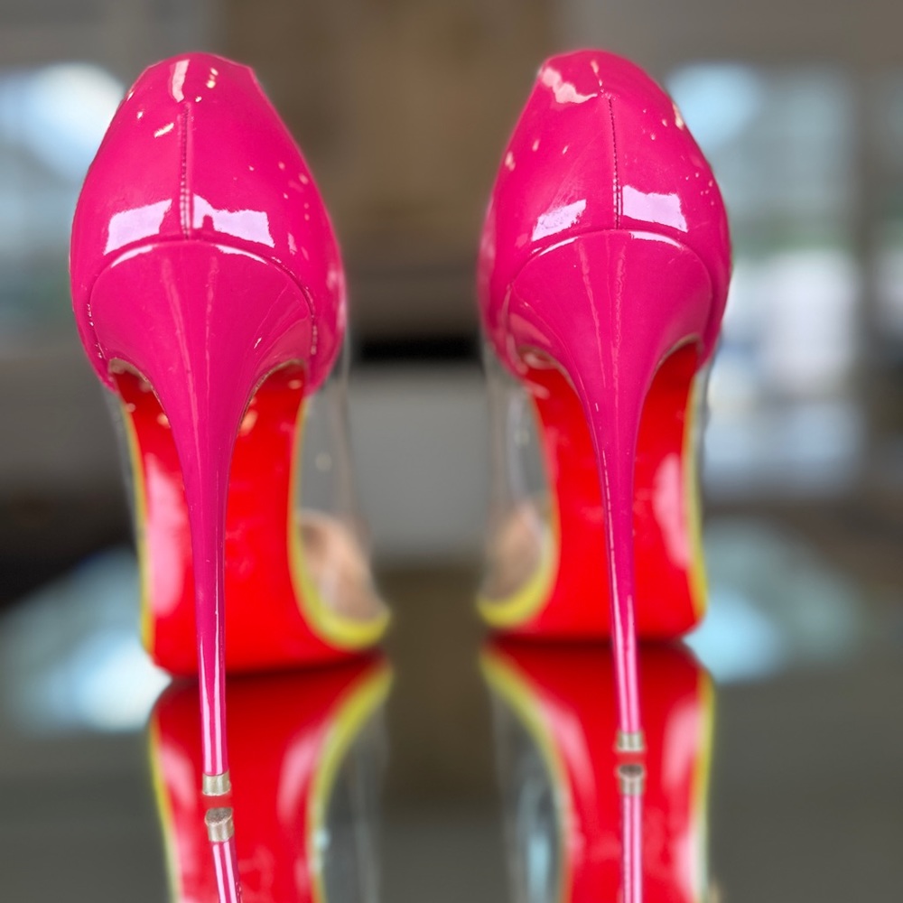 Christian Louboutin Patent Leather Tri color Size 39 - Picture 3 of 14